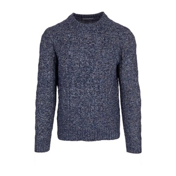 Blue Crew Neck Sweater