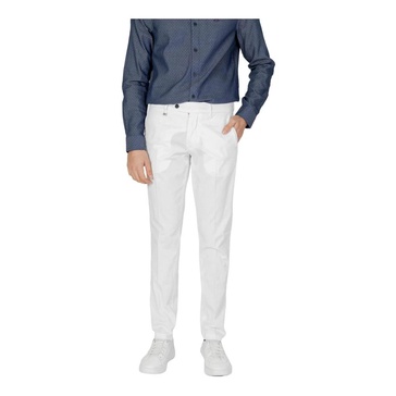 Cotton Trousers with Front and Back Pockets