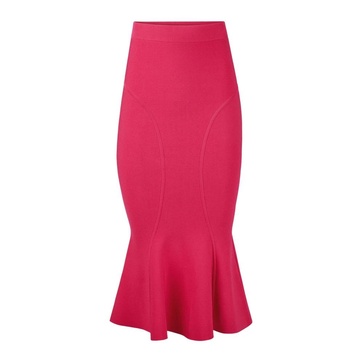 Pink Mermaid Skirt with Cutlines