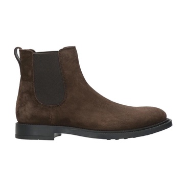 Brown Leather Chelsea Boots for Men