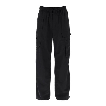 Crinkle Nylon Multi-Pocket Pants