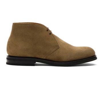 Beige Suede Desert Boot for Men