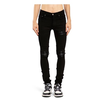 Black Stretch Denim Skinny Jeans