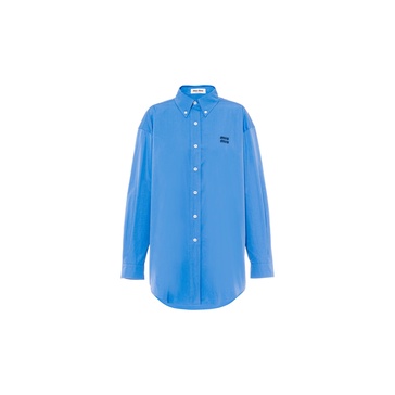 oversized cotton poplin shirt