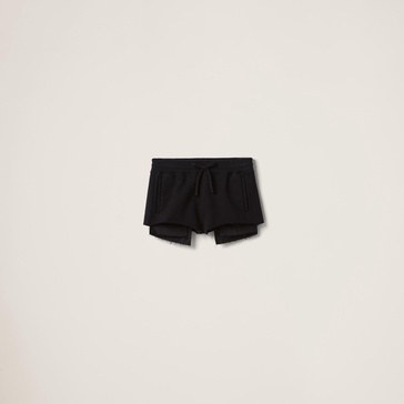 cotton track shorts