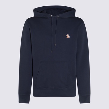 Dark Blue Cotton Sweatshirt