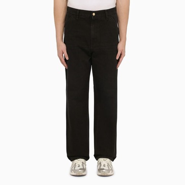 Carhartt Wip Washed Black Single Knee Pant