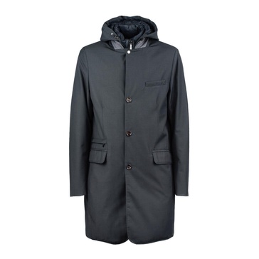 Moorer Redon Pum Gray Coat in Gray