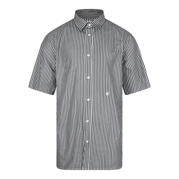 Maison Margiela C-Striped Short-Sleeved Shirt