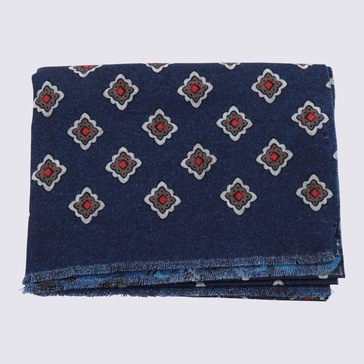 Altea Blue Wool Scarves