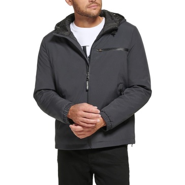 Men's Infinite Stretch Water-Resistant Hooded Jacket