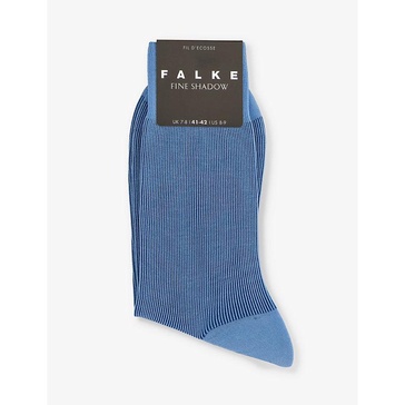 Shadow crew-length cotton-blend socks