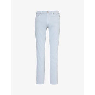 London slim-fit tapered-leg stretch-denim jeans