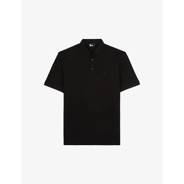 Logo-embroidered short-sleeve cotton-pique polo shirt