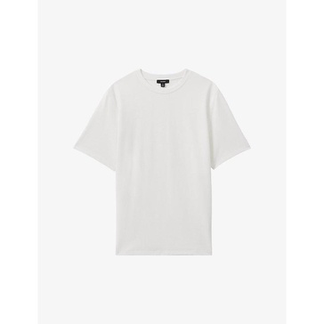 Wick textured stretch-woven T-shirt