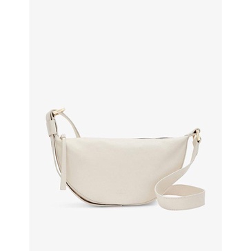 Half Moon leather cross-body bag