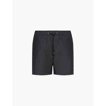 "Charles 5"" drawstring cotton-blend swim shorts"