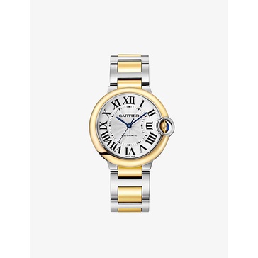 Ballon Bleu de 18ct yellow gold and steel watch