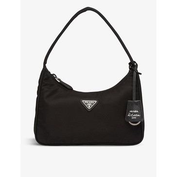 Prada Re-Edition 2000 Logo Plaque Mini Shoulder Bag