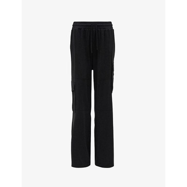 Carissa straight-leg stretch-recycled polyester trousers