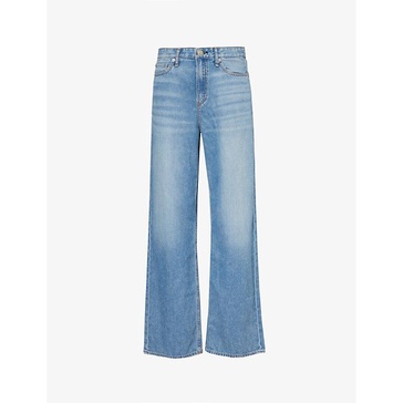 Logan wide-leg mid-rise jeans