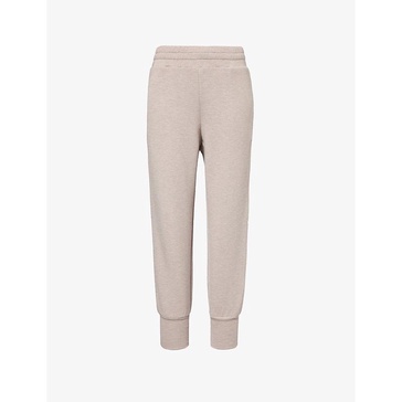 "The Slim Cuff 25"" relaxed-fit mid-rise stretch-woven jogging bottoms"