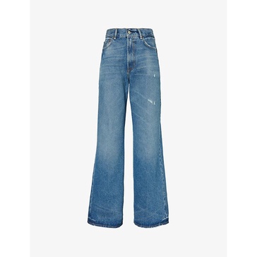 2022 wide-leg high-rise relaxed-fit jeans