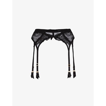 Rozlyn high-rise lace suspenders