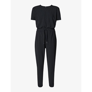 Explorer tapered-leg stretch-woven jumpsuit