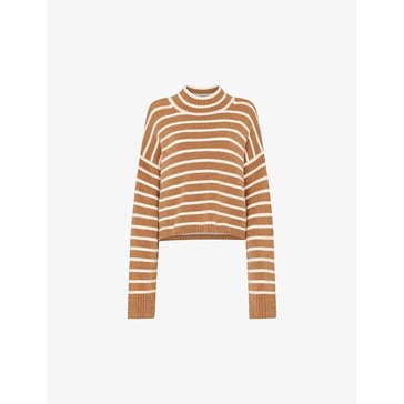 Striped knitted jumper