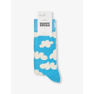 Cloudy stretch-cotton blend socks