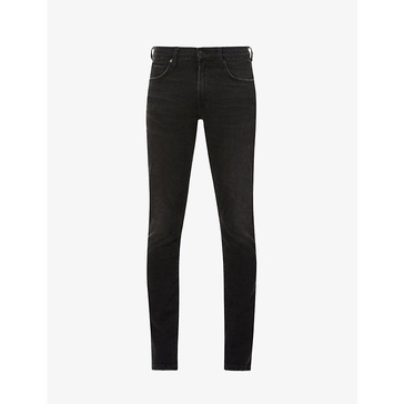 London slim-fit tapered stretch-denim jeans