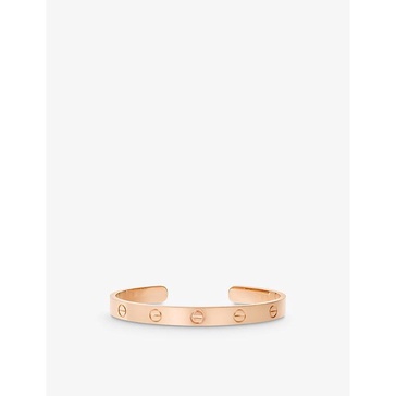 LOVE 18ct rose-gold cuff bracelet