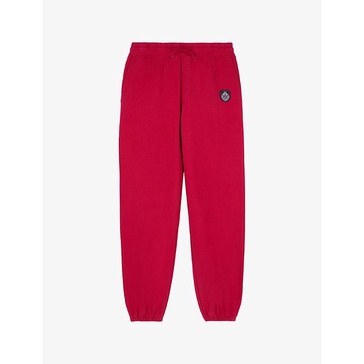 Blazon straight-leg cotton-jersey jogging bottoms