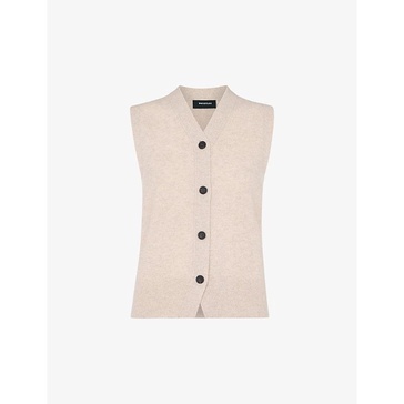 V-neck regular-fit wool vest