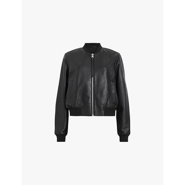 Orten leather bomber jacket