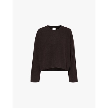 Zoe round-neck wool-blend jumper