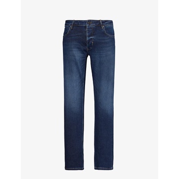 Lou slim-fit stretch denim-blend jeans