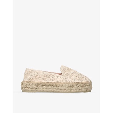 Yucatan raffia-jute slip-on espadrilles