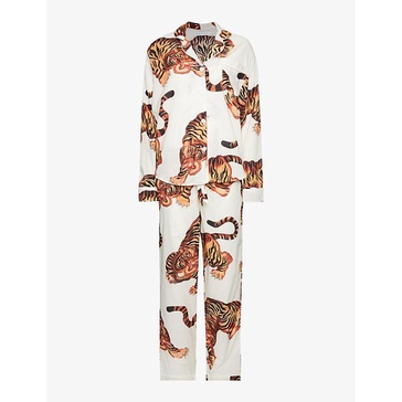 Rayas tiger-print cotton pyjamas