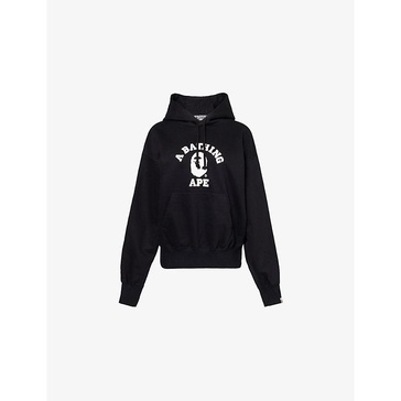 College regular-fit cotton-jersey hoody