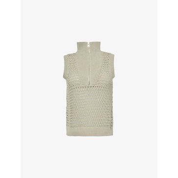 Bains cotton knitted top