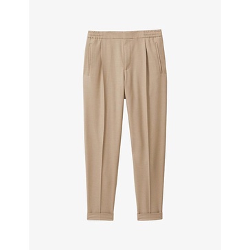 Brighton relaxed-fit turn-up stretch recycled-polyester trousers