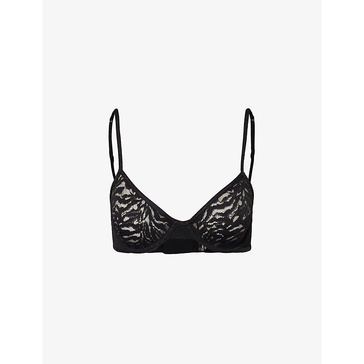 Intrinsic non-padded stretch-lace bra