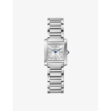 CRWSTA0065 Tank Française small stainless-steel quartz watch