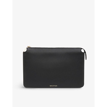 Elita leather clutch bag