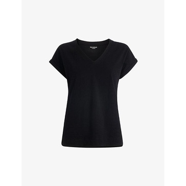 Willa V-neck organic-cotton T-shirt