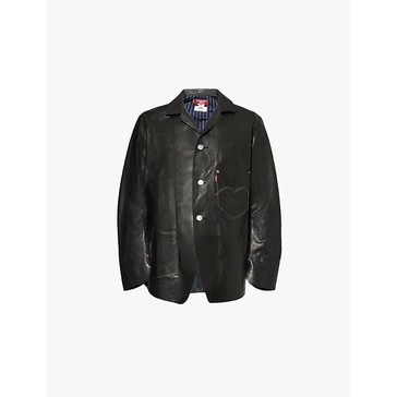 Junya Watanabe x Levi's patch-pocket regular-fit leather jacket