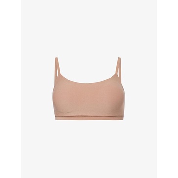 Soft Stretch smooth v-neck crop top