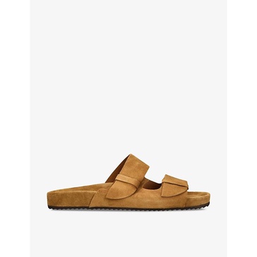 Diogenis double-strap suede sandals